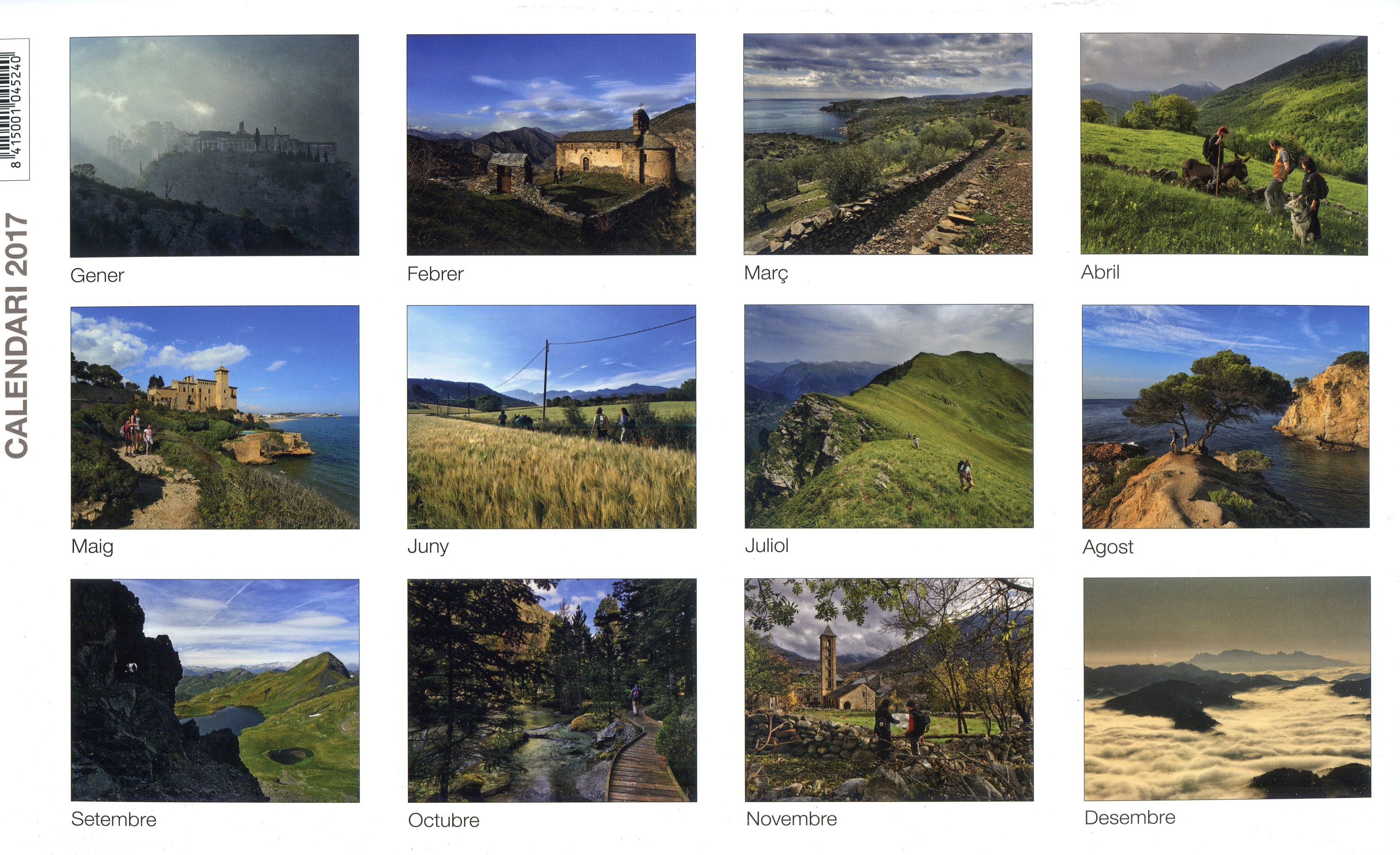 Camins i paisatges de Catalunya : Calendari 2017 - Miniatura 2